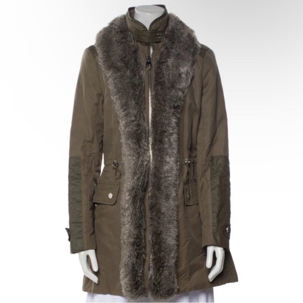 Karen Millen Parka w Faux Fur